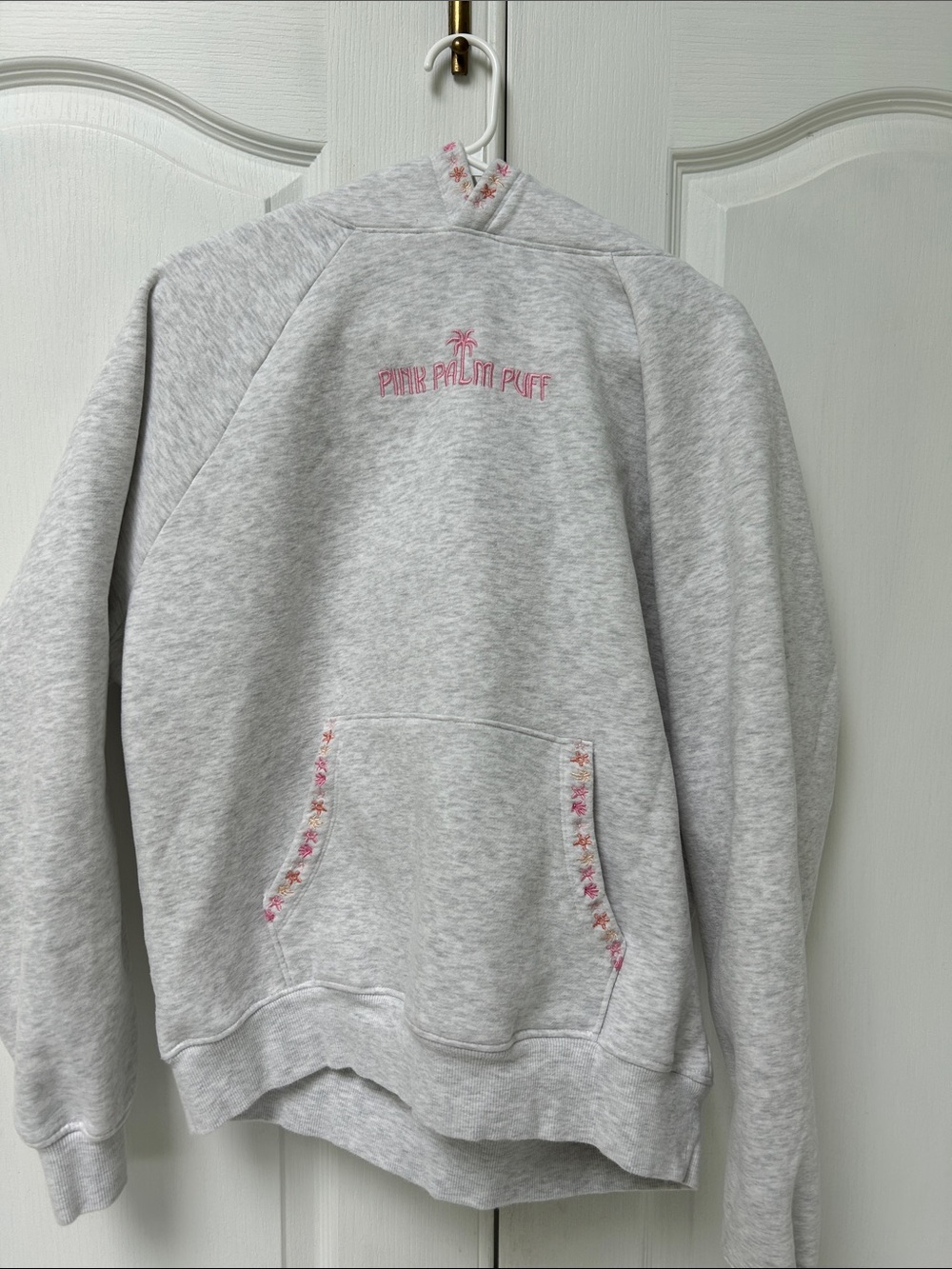 Pink Palm Puff “Chase the Sun” hoodie
